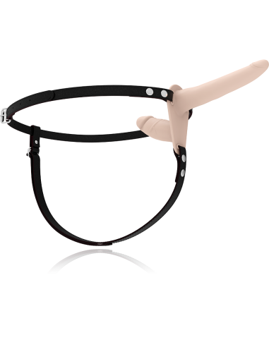 FETISH SUBMISSIVE HARNESS - DOBLE PENETRACIÓN VIBRADOR FLESH UP Arneses Dobles