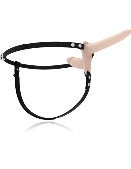 FETISH SUBMISSIVE HARNESS - DOBLE PENETRACIÓN VIBRADOR FLESH UP Arneses Dobles