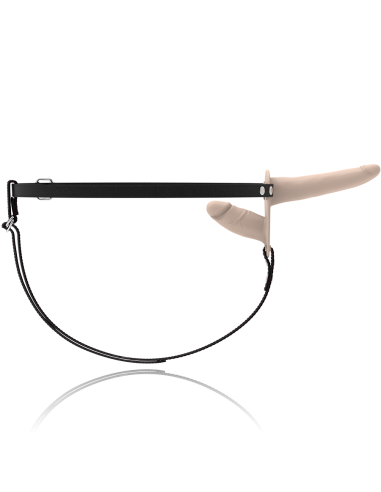 FETISH SUBMISSIVE HARNESS - DOBLE PENETRACIÓN VIBRADOR FLESH UP Arneses Dobles