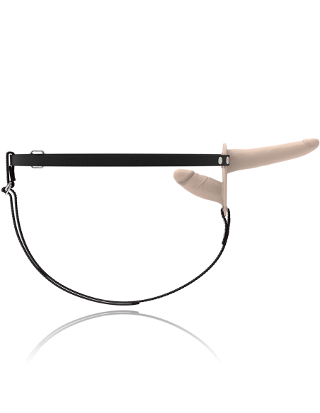 FETISH SUBMISSIVE HARNESS - DOBLE PENETRACIÓN VIBRADOR FLESH UP Arneses Dobles