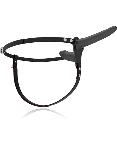 FETISH SUBMISSIVE HARNESS - DOBLE PENETRACIÓN VIBRADOR NEGRO Arneses Dobles