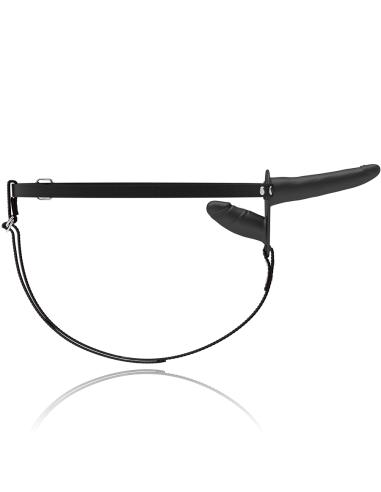 FETISH SUBMISSIVE HARNESS - DOBLE PENETRACIÓN VIBRADOR NEGRO Arneses Dobles