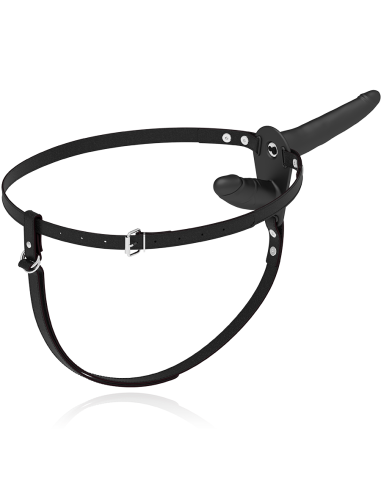 FETISH SUBMISSIVE HARNESS - DOBLE PENETRACIÓN VIBRADOR NEGRO Arneses Dobles