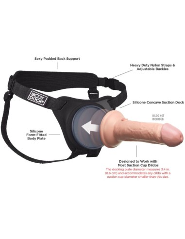 PIPEDREAMS - BODY DOCK ÉLITE HARNESS Complementos Arneses