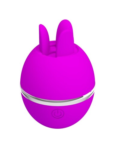 PRETTY LOVE - VIBRADOR DE SILICONA REDONDO GEMINI BALL MORADO Vibradores Lay-on Clítoris