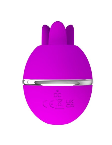 PRETTY LOVE - VIBRADOR DE SILICONA REDONDO GEMINI BALL MORADO Vibradores Lay-on Clítoris