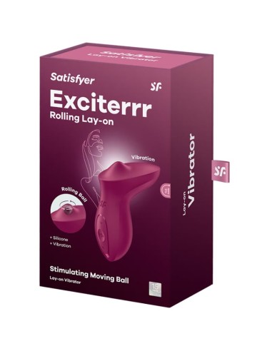 SATISFYER - EXCITERRR VIBRADOR LAY-ON CLÍTORIS FUCSIA Vibradores Lay-on Clítoris