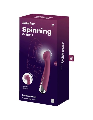 SATISFYER - SPINNING G-SPORT 1 VIBRADOR ROTADOR ROJO Vibradores Punto G