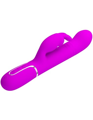 PRETTY LOVE - VIBRADOR COALE RABBIT PERLAS VIOLETA Vibradores Punto G