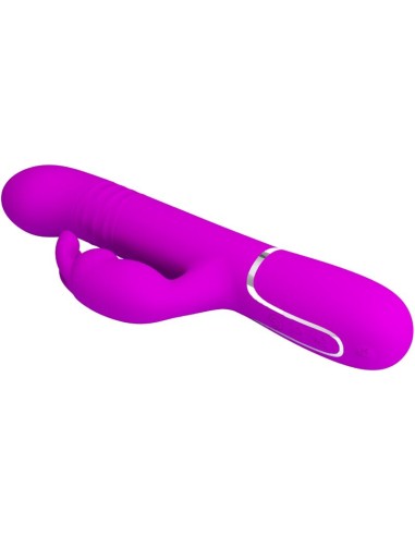 PRETTY LOVE - VIBRADOR COALE RABBIT PERLAS VIOLETA Vibradores Punto G