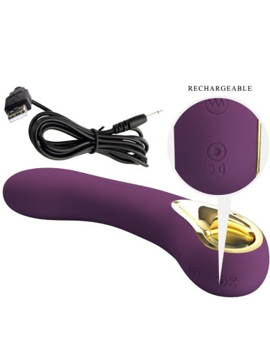 PRETTY LOVE - ETHAN VIBRADOR RECARGABLE LILA Vibradores Punto G