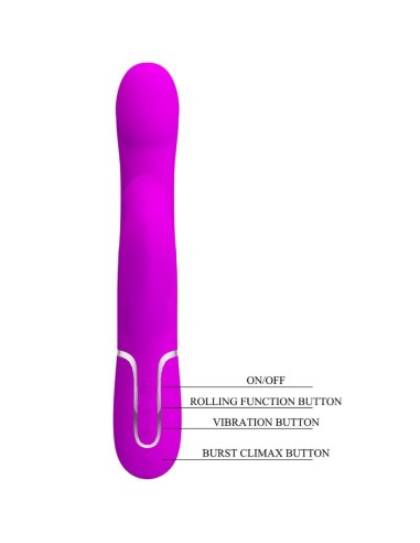 PRETTY LOVE - VIBRADOR RABBIT PERLAS VIOLETA Vibradores Rabbit
