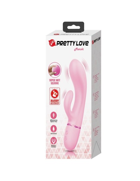 PRETTY LOVE - MARSKI VIBRADOR RABBIT & PUNTO G ROSA Vibradores Rabbit