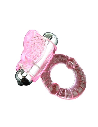BAILE - SWEET ABS 10 RITMOS RING ANILLO PENE VIBRADOR ROSA Anillos con Vibración