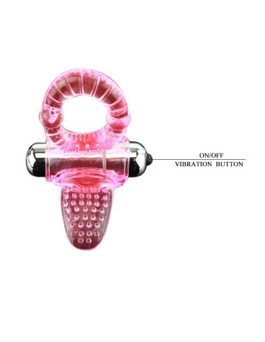 BAILE - SWEET ABS 10 RITMOS RING ANILLO PENE VIBRADOR ROSA Anillos con Vibración