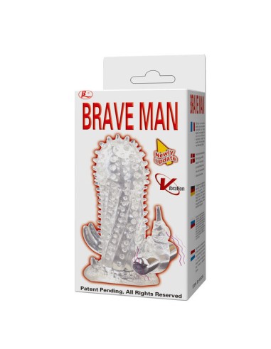 BAILE - BRAVE MAN EXTENSIÓN PENE VIBRADOR RABBIT Fundas Pene con Extensión