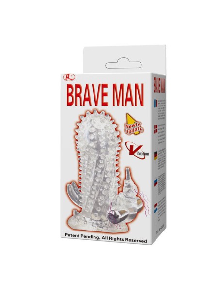 BAILE - BRAVE MAN EXTENSIÓN PENE VIBRADOR RABBIT Fundas Pene con Extensión