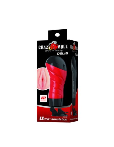CRAZY BULL - FLORA VAGINA CON BASE MASTURBADOR VOZ Vaginas con vibración
