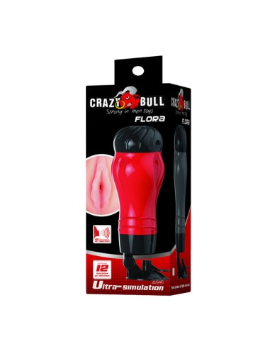 CRAZY BULL - FLORA VAGINA CON BASE MASTURBADOR VOZ Vaginas con vibración