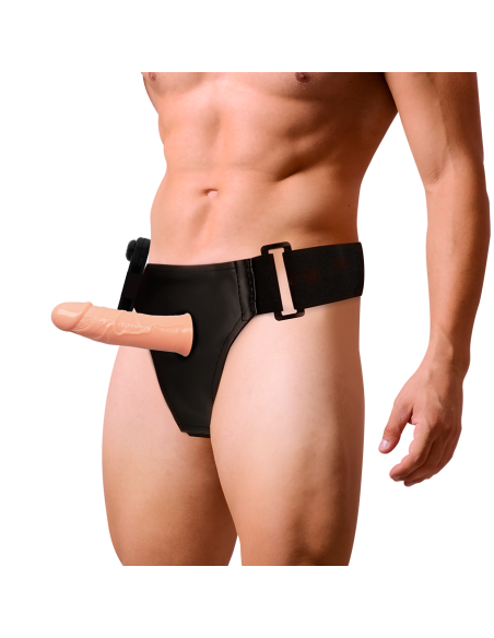HARNESS ATTRACTION - ARNÉS HUECO GREGORY CON VIBRADOR 16.5 CM -O- 4.3 CM Extensor pene con Arnés