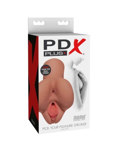 PDX PLUS - PICK YOUR PLEASURE MASTURBADOR DOBLE Vaginas con vibración