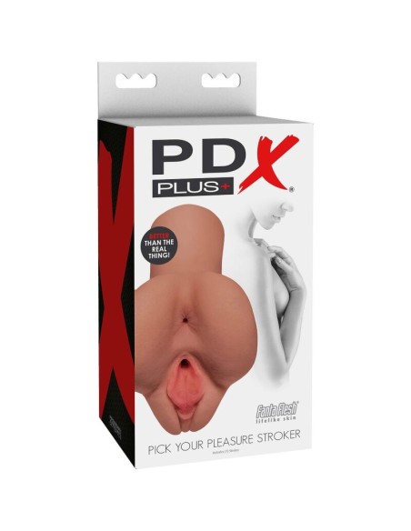 PDX PLUS - PICK YOUR PLEASURE MASTURBADOR DOBLE Vaginas con vibración