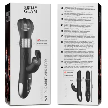 Moebius Rabbit Vibrator & Rotator + Mando Control Remoto