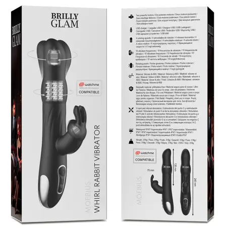 Moebius Rabbit Vibrator & Rotator + Mando Control Remoto