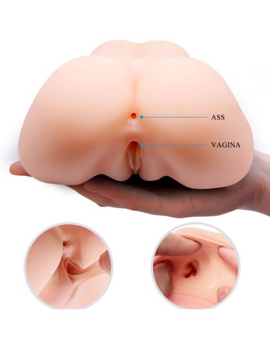 CRAZY BULL - VAGINA Y ANO REALÍSTICOS DOBLE VIBRACIÓN Vaginas con vibración