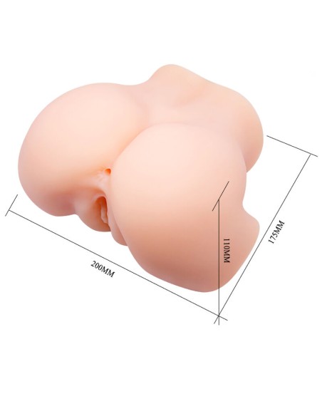 CRAZY BULL - VAGINA Y ANO REALÍSTICOS DOBLE VIBRACIÓN Vaginas con vibración
