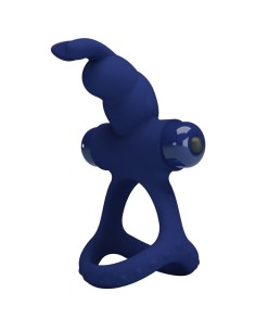 PRETTY LOVE - ANILLO VIBRADOR PARA PENE CON LENGUA NEGRO Anillos con Vibración 2