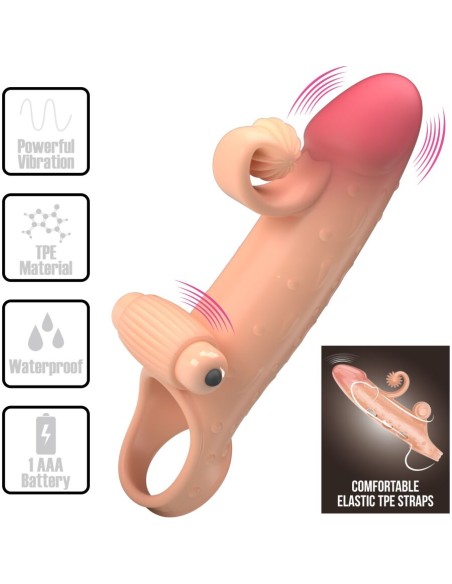 ROMANCE - FUNDA PARA PENE CON VIBRACIÓN NATURAL Fundas Pene con Extensión