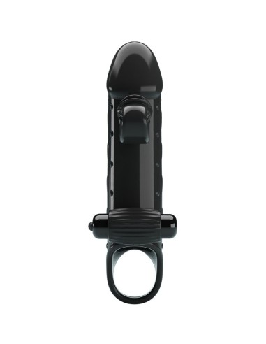 ROMANCE - FUNDA PARA PENE CON VIBRACIÓN NEGRO Fundas Pene con Extensión