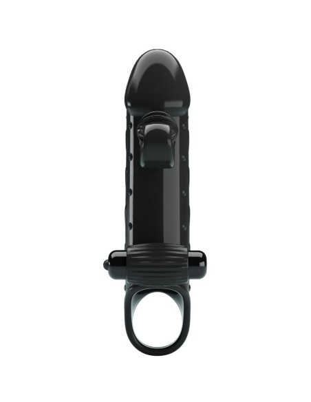 ROMANCE - FUNDA PARA PENE CON VIBRACIÓN NEGRO Fundas Pene con Extensión