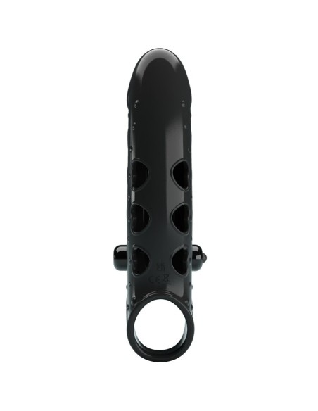 ROMANCE - FUNDA PARA PENE CON VIBRACIÓN NEGRO Fundas Pene con Extensión