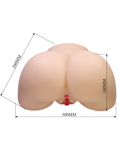 CRAZY BULL - OLIVIA TRASERO FEMENINO REALISTA VAGINA Y ANAL 5.5 KG Masturbadores varios