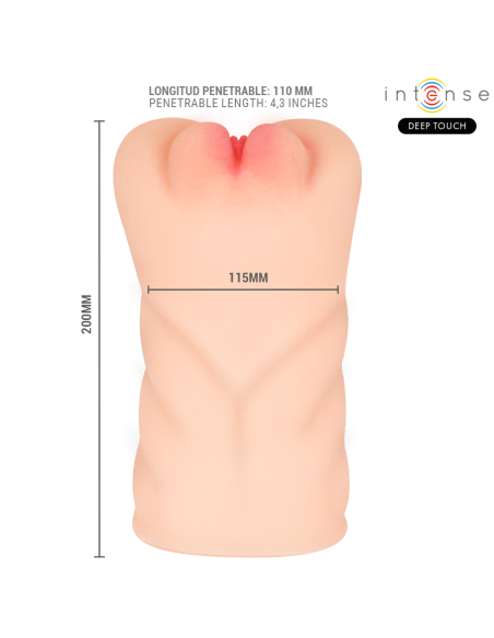INTENSE DEEP TOUCH - KRISTA MASTURBADOR VAGINA CON EFECTO SUCCIÓN, VIBRACIÓN Y VOZ 1.2 KG Vaginas con vibración