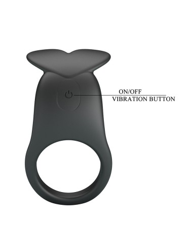 PRETTY LOVE - CARLTON ANILLO PARA PENE CON ESTIMULADOR DE CLÍTORIS Anillos con Vibración