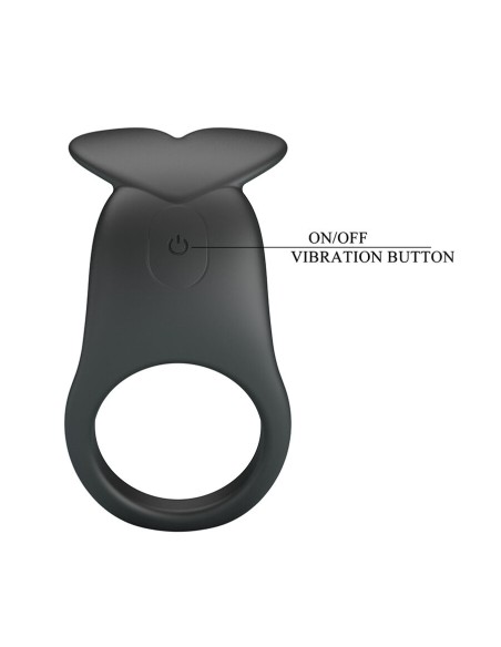 PRETTY LOVE - CARLTON ANILLO PARA PENE CON ESTIMULADOR DE CLÍTORIS Anillos con Vibración