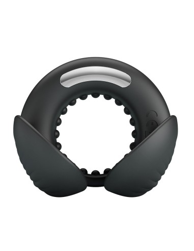 PRETTY LOVE - QUENTIN ANILLO PARA PENE CON ESTIMULADOR TESTICULAR Anillos con Vibración