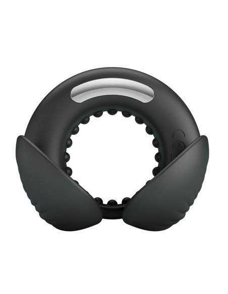 PRETTY LOVE - QUENTIN ANILLO PARA PENE CON ESTIMULADOR TESTICULAR Anillos con Vibración