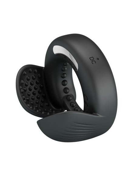 PRETTY LOVE - QUENTIN ANILLO PARA PENE CON ESTIMULADOR TESTICULAR Anillos con Vibración