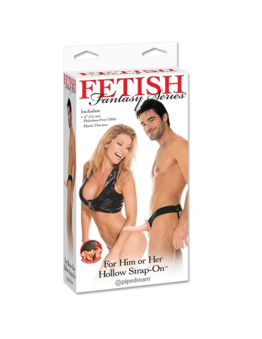 FETISH FANTASY SERIES - ARNÉS HUECO AJUSTABLE NATURAL 15 CM Extensor pene con Arnés