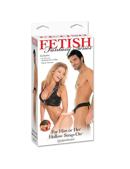 FETISH FANTASY SERIES - ARNÉS HUECO AJUSTABLE NATURAL 15 CM Extensor pene con Arnés