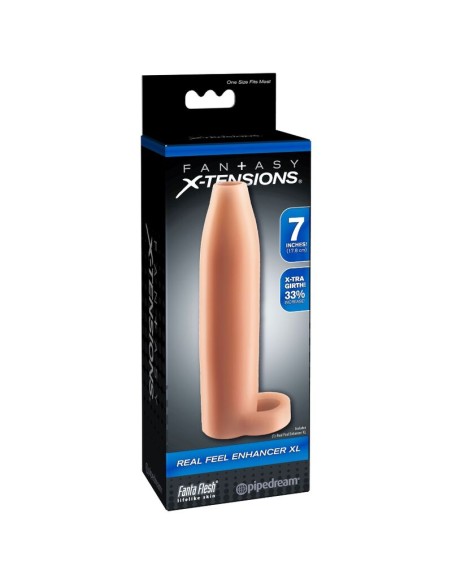 FANTASY X- TENSIONS - REAL FEEL EXTENSIÓN DE PENE XL Fundas Pene con Extensión