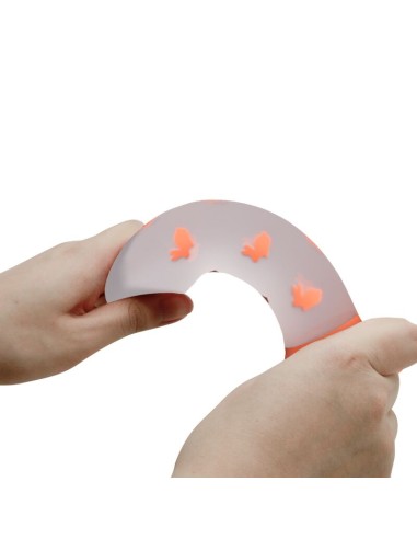 PRETTY LOVE - MAGICAL NIGHTFALL DILDO SIN VIBRACIÓN LUMINOSO NARANJA Dildos sin Vibración