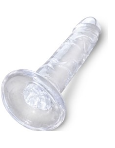 KING COCK - CLEAR PENE REALÍSTICO 15.5 CM TRANSPARENTE 2