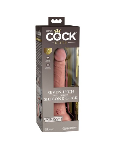 KING COCK - ÉLITE DILDO REALÍSTICO SILICONA 17.8 CM Penes realísticos
