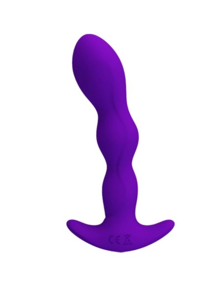 PRETTY LOVE - MASAJEADOR ANAL 12 MODOS VIBRACIÓN LILA Plugs Anales