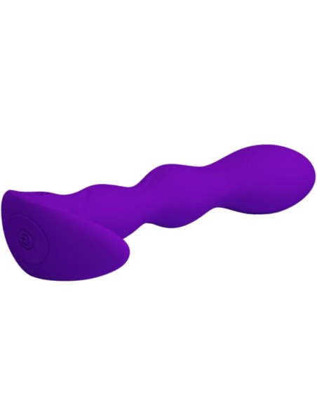 PRETTY LOVE - MASAJEADOR ANAL 12 MODOS VIBRACIÓN LILA Plugs Anales